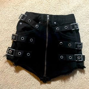 Brand New Black Denim Carmar Skirt
